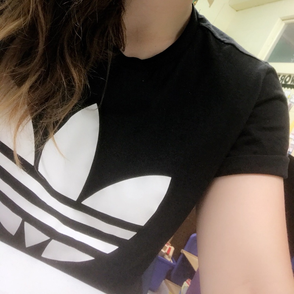 Black Adidas shirt